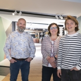 Raf, Griet en Alos; zaakvoerders